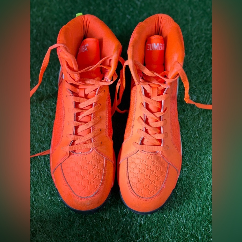 Zumba Fitness women’s Energy Boss Sneakers‎ in Vibrant Orange Size 13